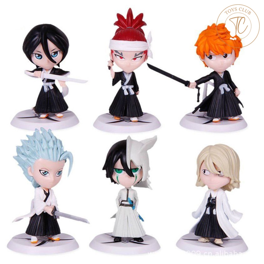 Bleach Figures (6pcs) Ichigo Kurosaki Ulquiorra Cifer Japanese Anime