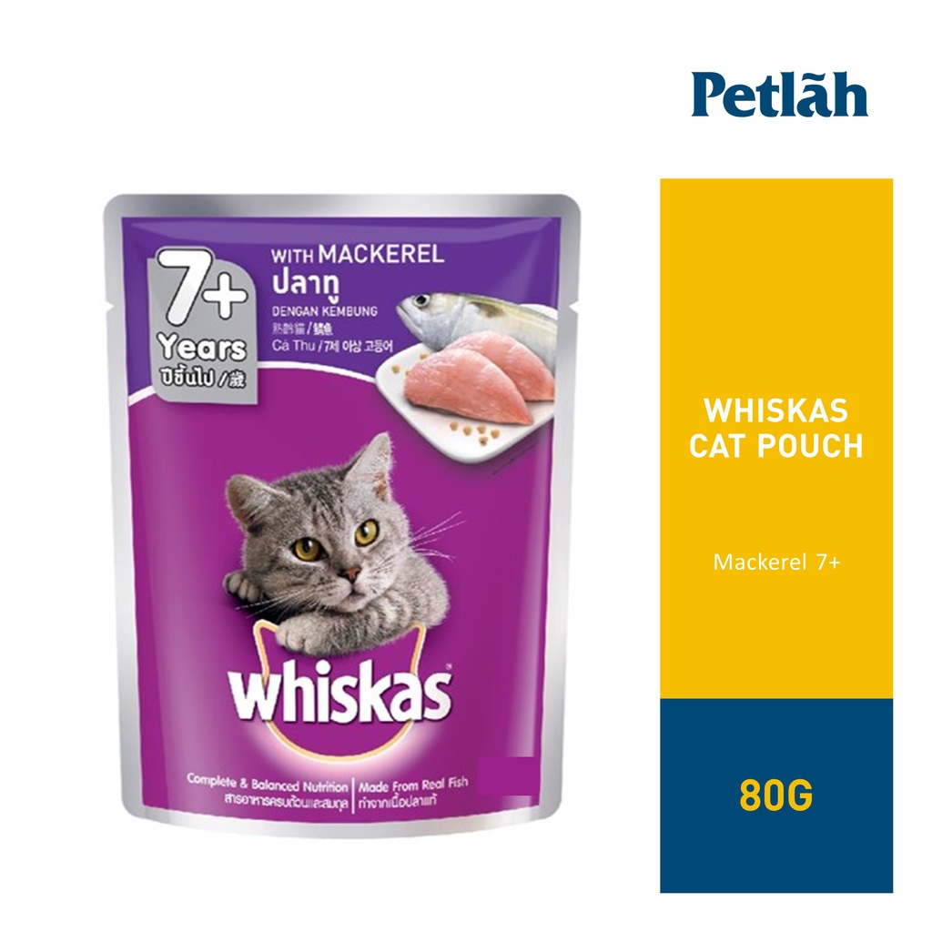 EXP DATE IN DESCRIPTION Whiskas Pouch Cat Wet Food 80g Shopee Malaysia