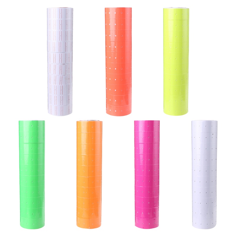 love* 10 Label Price Tag Rolls Color Single Row Price Label Tag for ...