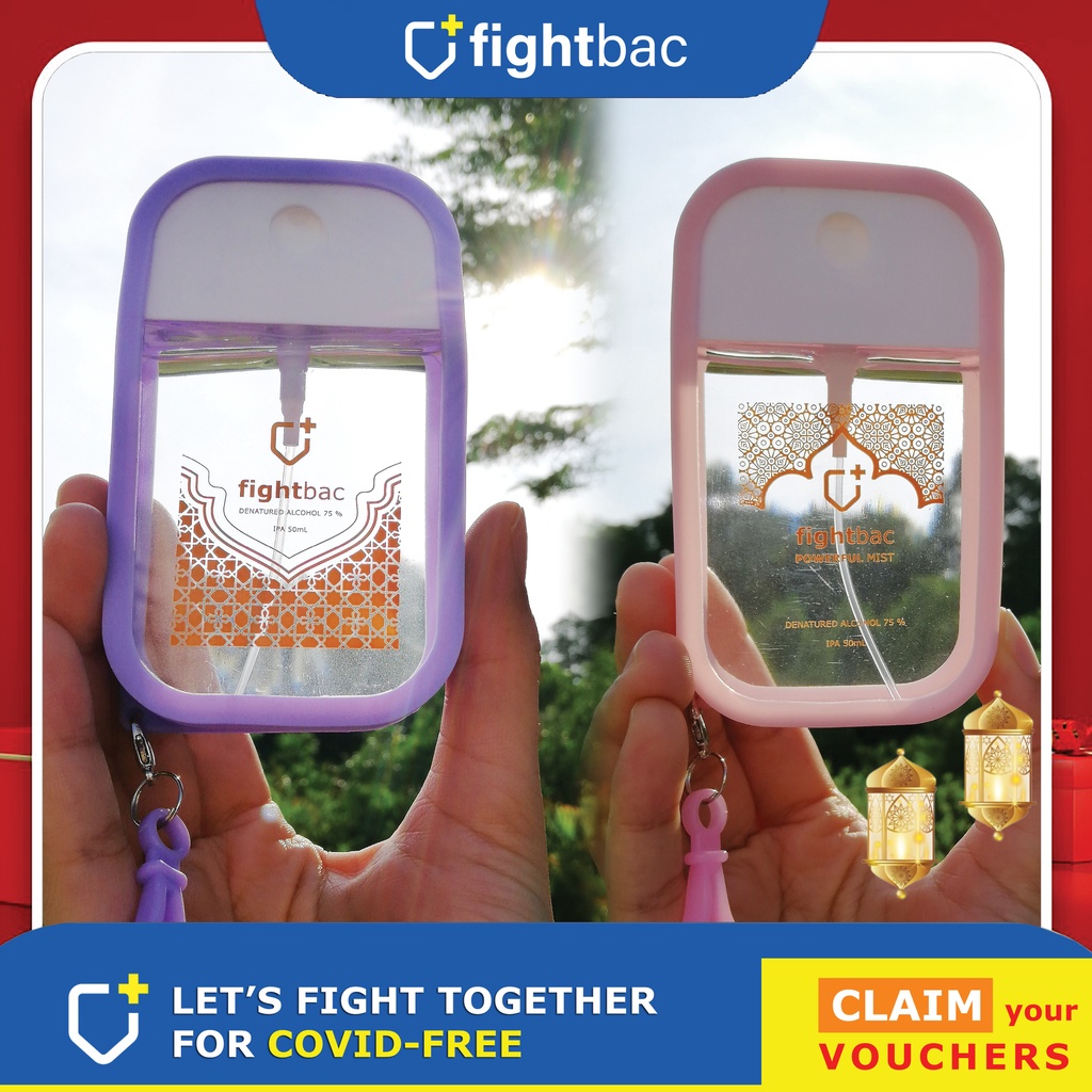FIGHTBAC Hari Raya Series Pocket Sanitizer 50ml IPA Isopropyl Alcohol ...
