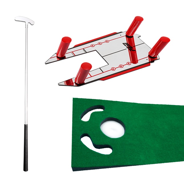 Men’s indoor golf swing practice trainer set,Golf Practice Mirror Swing