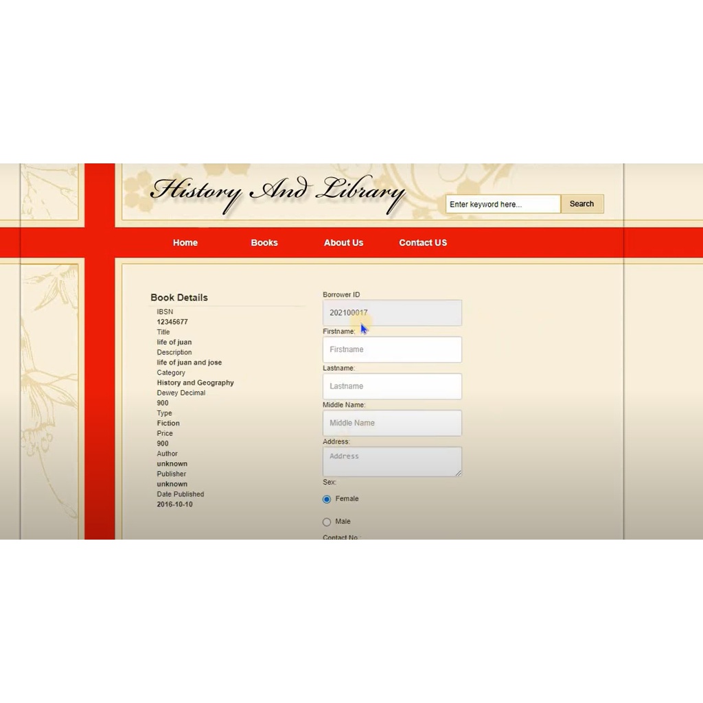 Library Management System (Complete ) | Shopee Malaysia