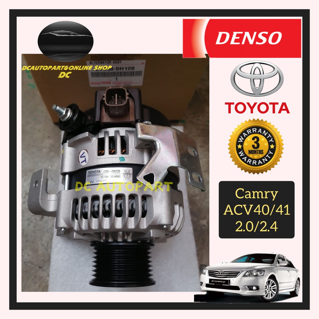 ORIGINAL NEW DENSO ALTERNATOR TOYOTA CAMRY ACV30 ACV31 ACV40 ACV41 2.0 ...