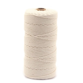 Braided Cotton Rope Macramé Crafting Cord off White Cotton Rope