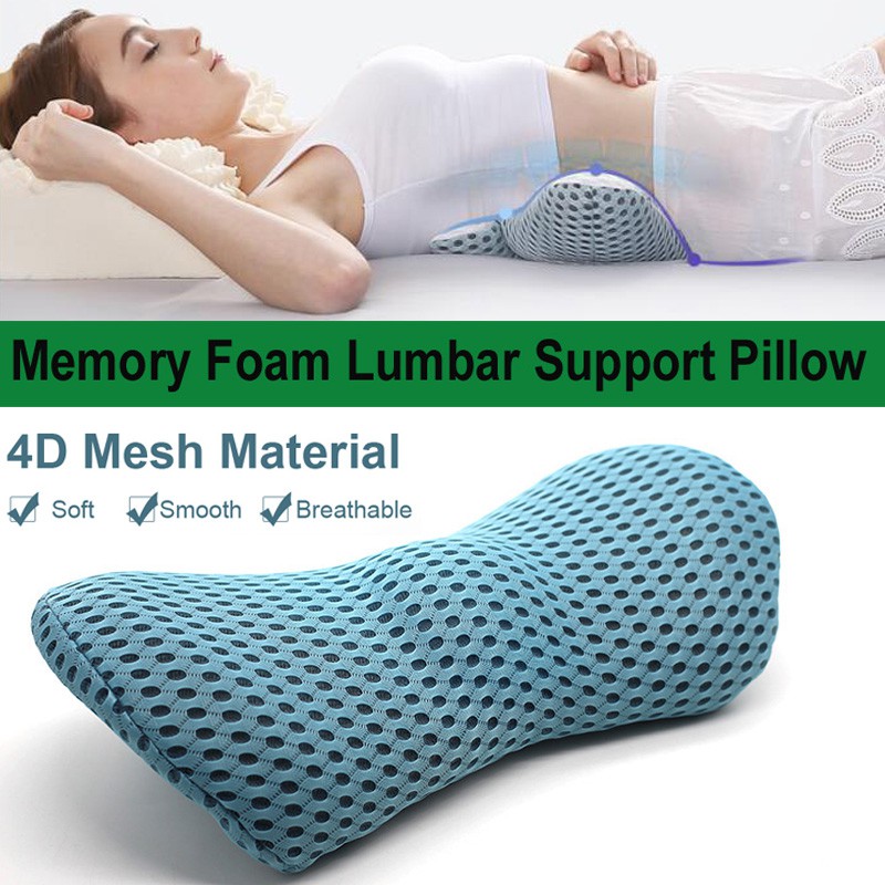 Lumbar Support Pillow Sleeping Memory Foam Back Support - Temu