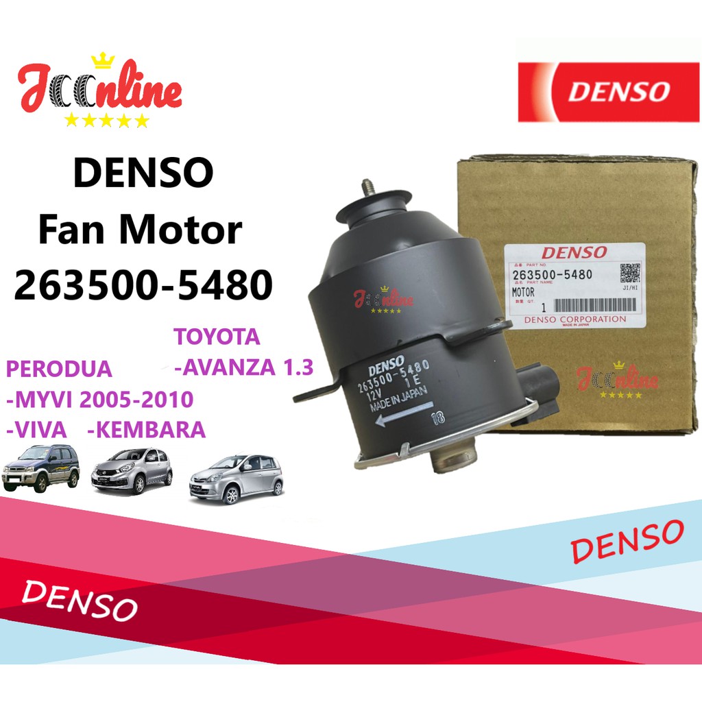 DENSO Radiator Fan Motor Perodua Myvi / Viva / Avanza 1.3 2635005480
