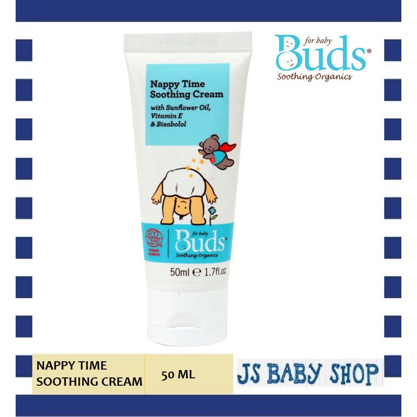 Buds Soothing Organics Nappy Time Soothing Cream 50ml
