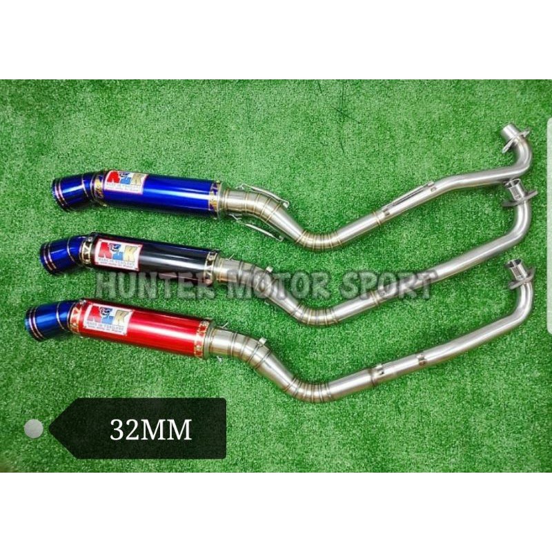 Lc135 4s Wave125 Wave125 S Wave125 X Nlk Exhaust Pipe 28mm 32mm Full Set Tembak Bulan