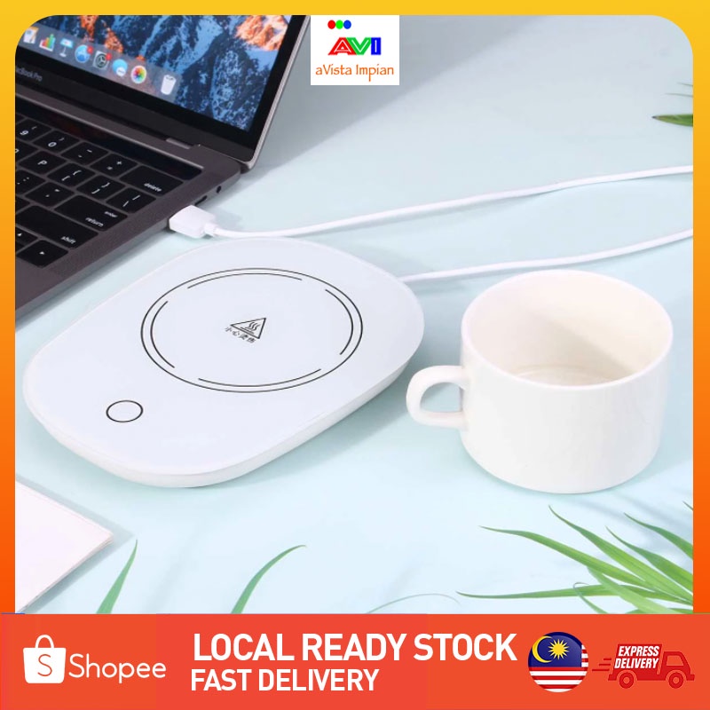 JavaPad 2-in-1 Heating Mug Warmer with Electric Wireless Charger - Vysta  Home