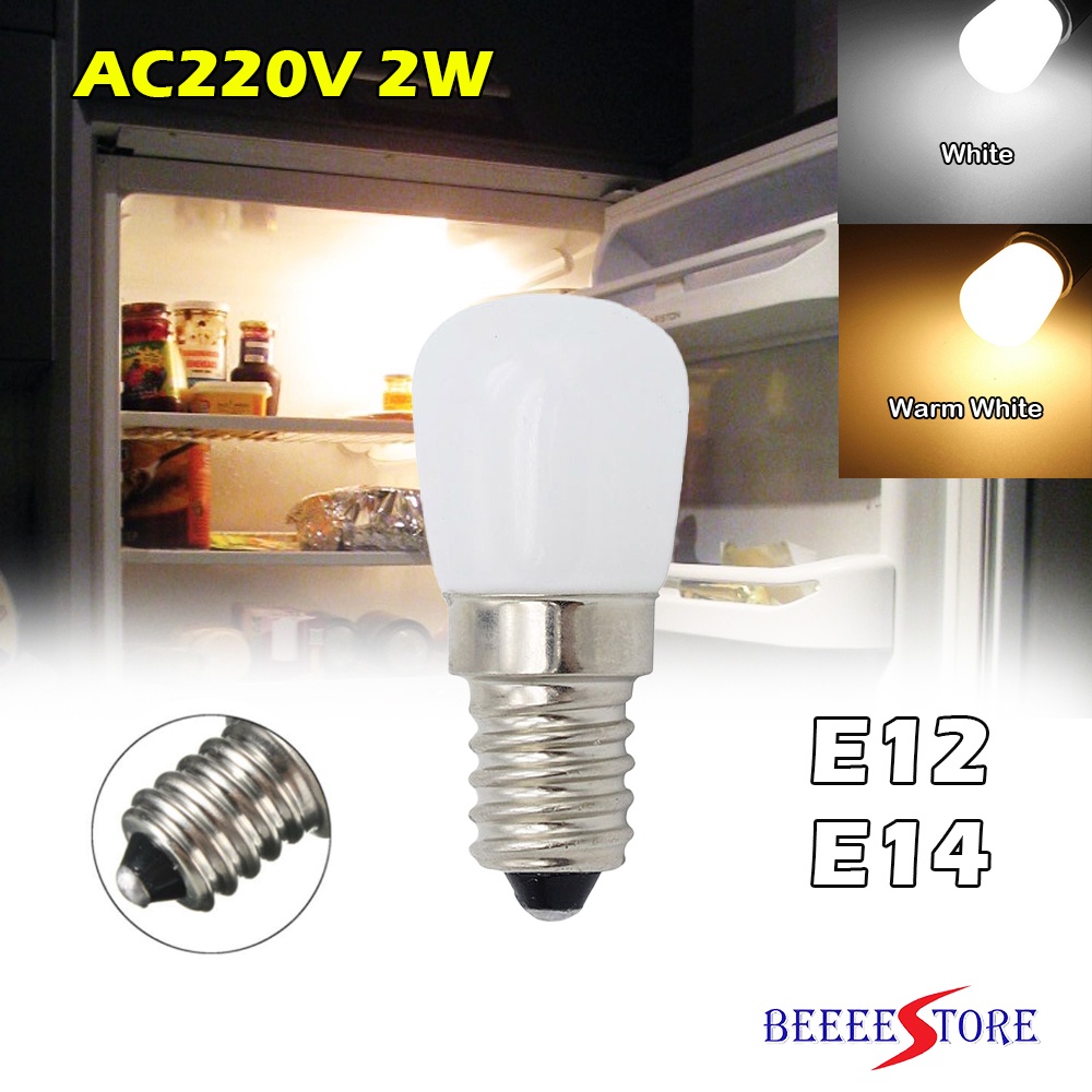 Mini AC 220V LED Bulb E14 E12 Light Bulb SMD2835 LED Refrigerator