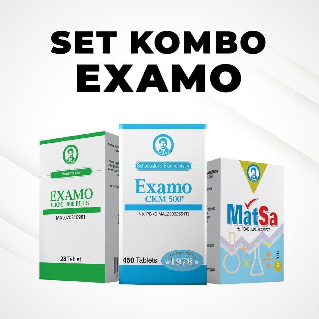 Examo CKM 500 Mix Supplement Minda Kids Brain Booster Excel Kismis Otak ...