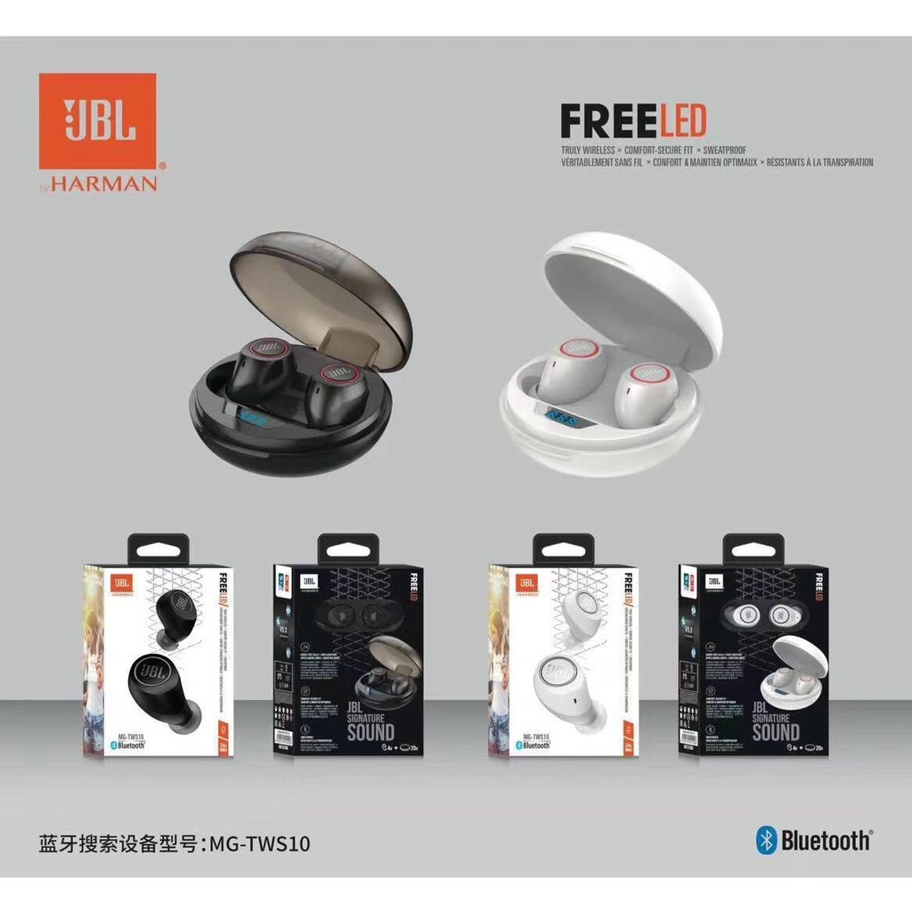 JBL TWS10 5.0 SoundSport Wireless Bluetooth Earphones Shopee Malaysia