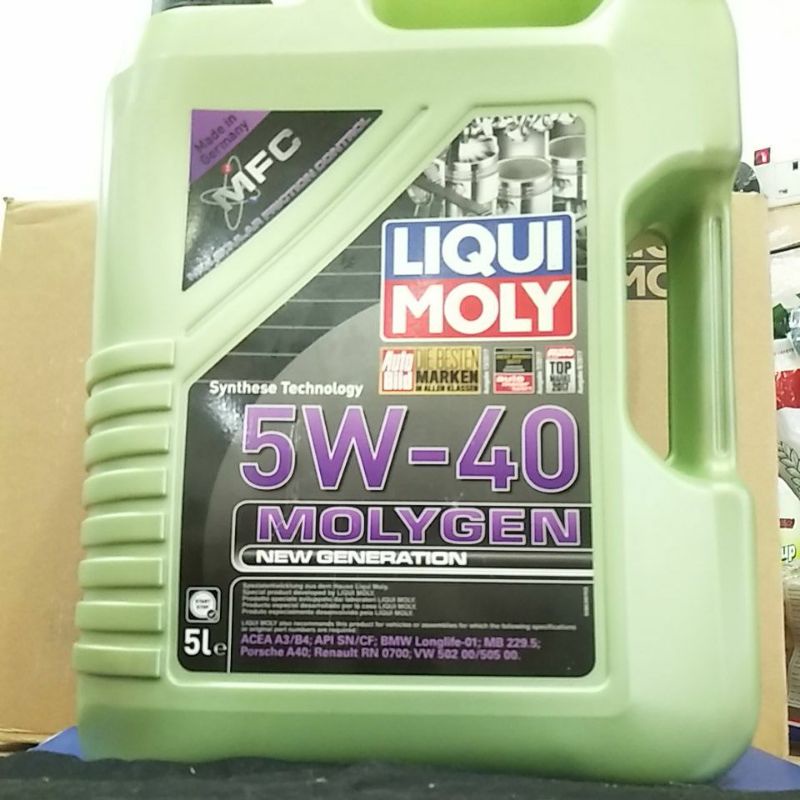 LIQUI MOLY 5w40 MOLYGEN (5L) | Shopee Malaysia