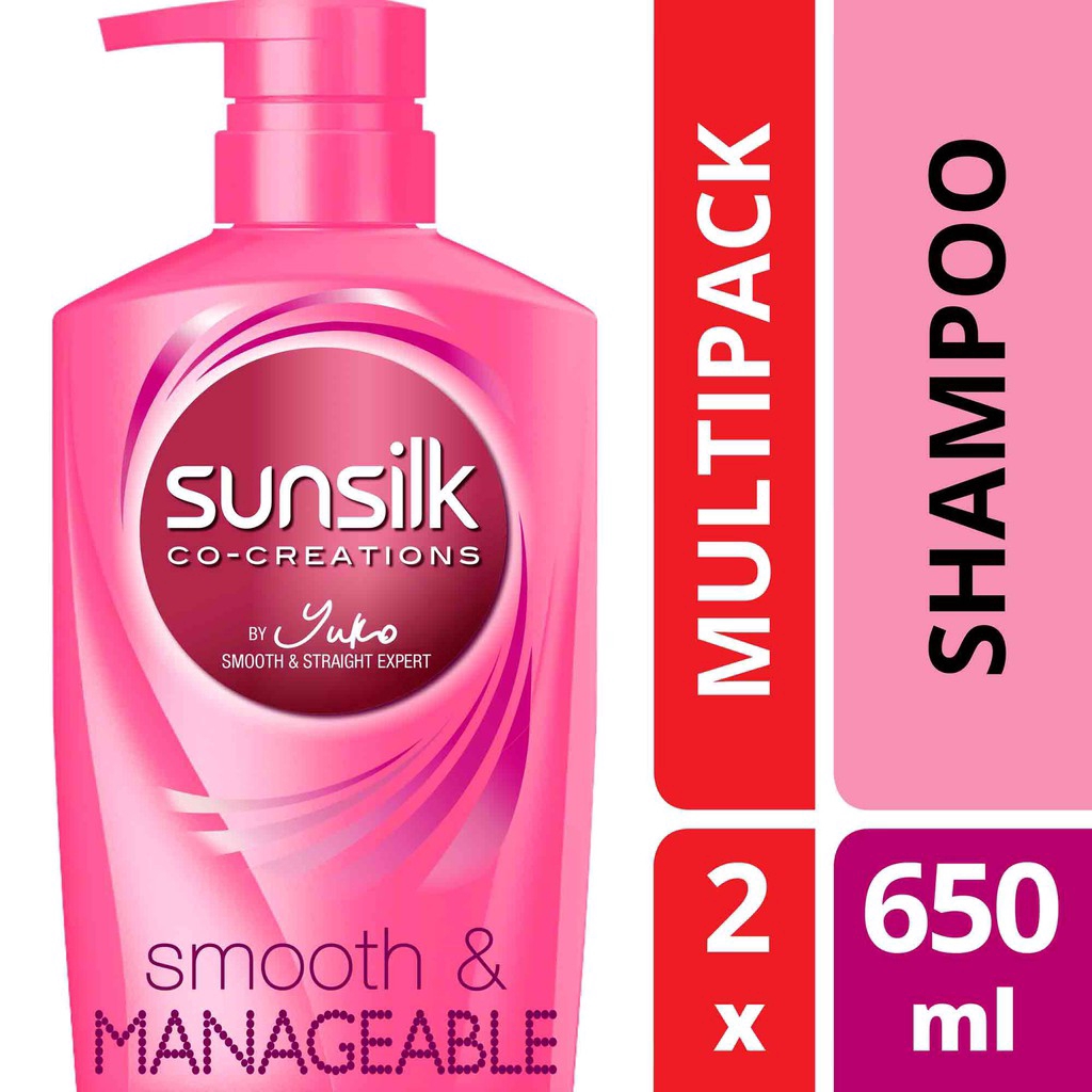 Sunsilk Smooth And Manageable Shampoo 650ml X 2 Shopee Malaysia