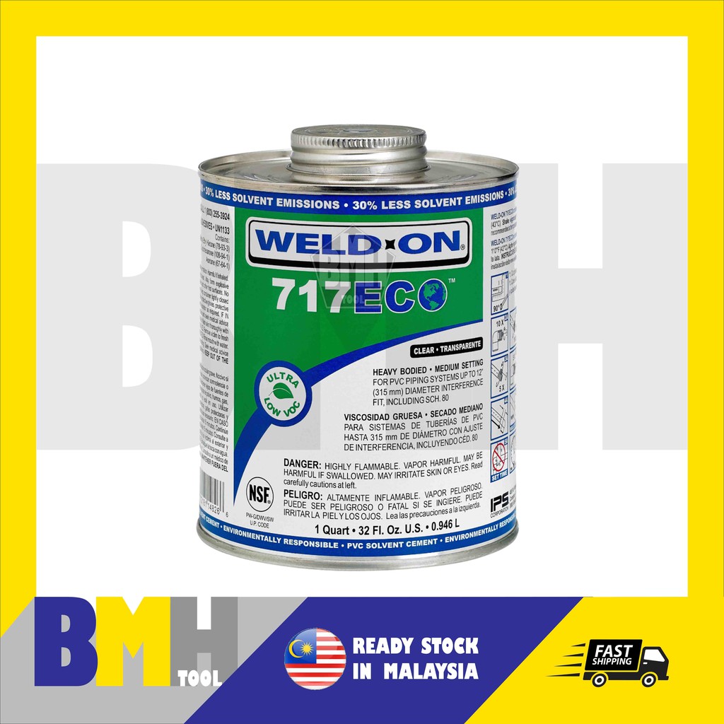 WELDON 717 PVC SOLVENT CEMENT ( GRAY ) Shopee Malaysia