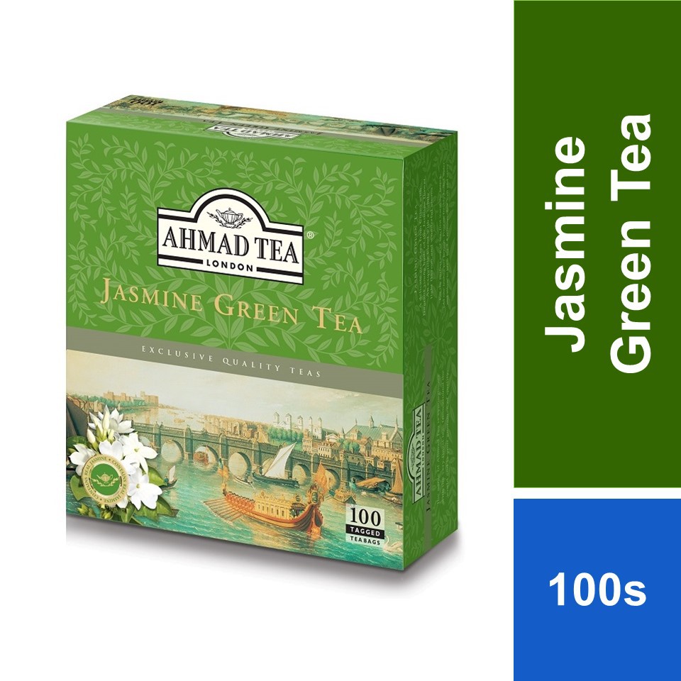 Ahmad Tea Jasmine Green Tea 100tb | Shopee Malaysia