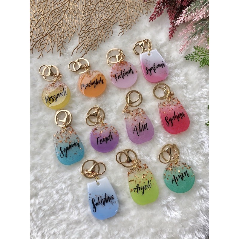 Custom resin keychains clearance