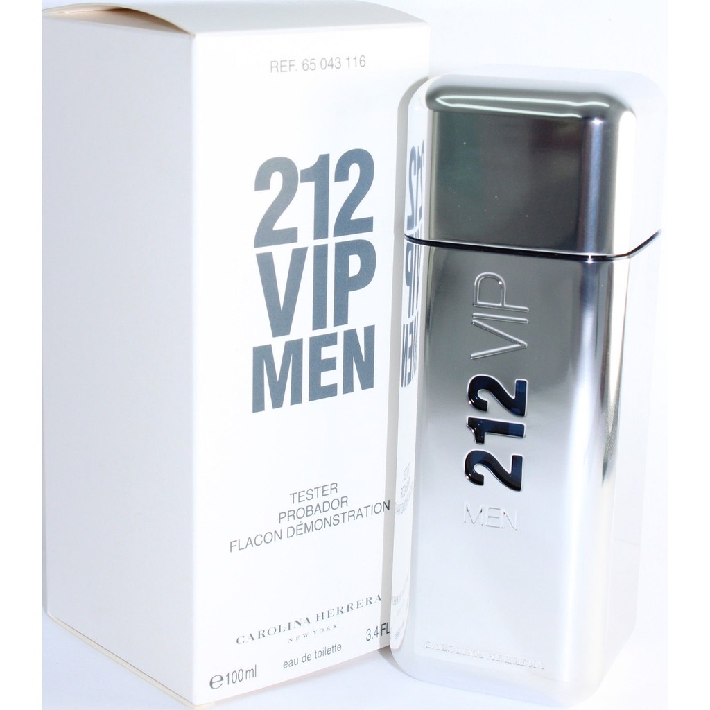ORIGINAL Carolina Herrera 212 VIP Men EDT 100ML TESTER Perfume | Shopee ...