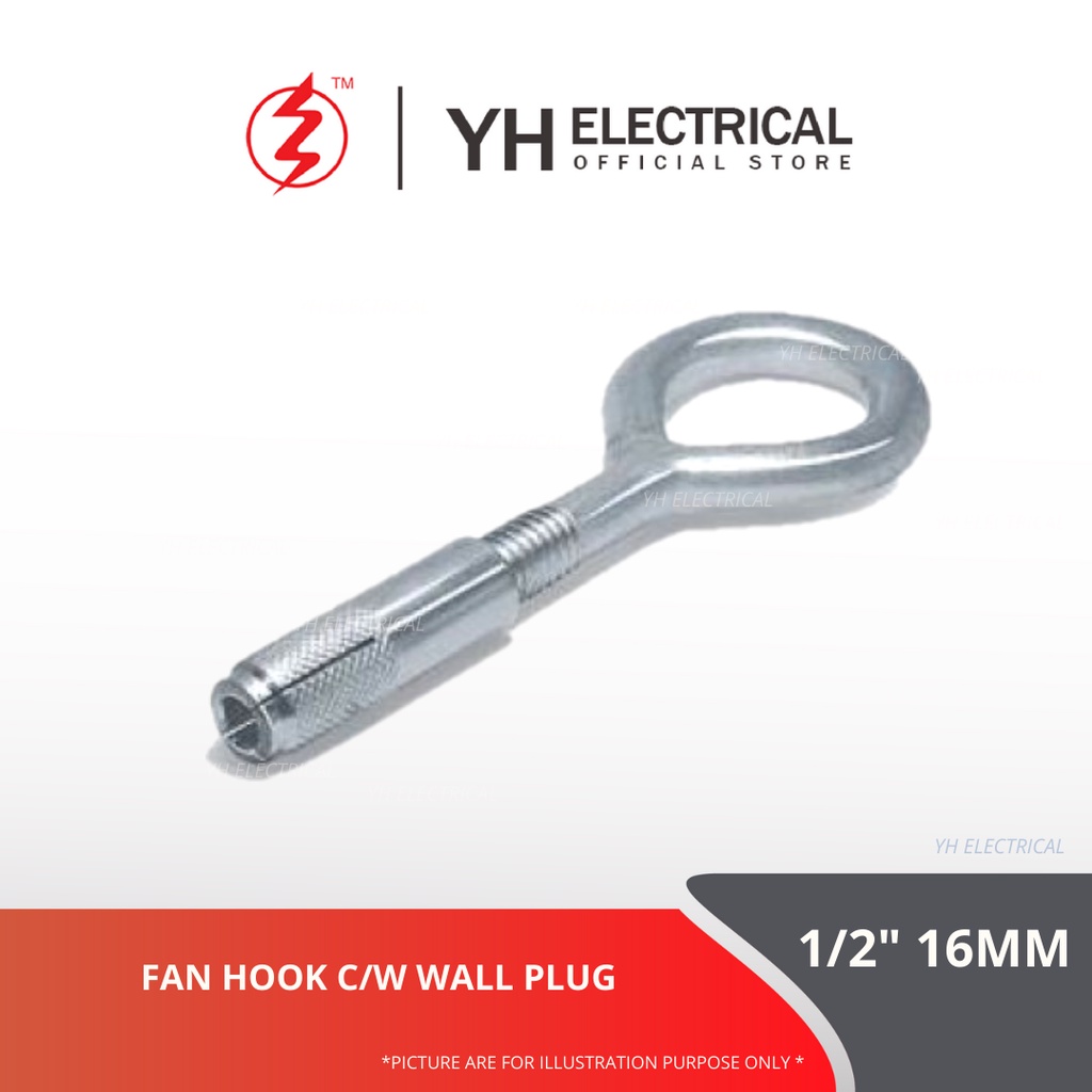 Fan Hook With Wall Plug Standard Wall Plug Anchor Hook For Basket