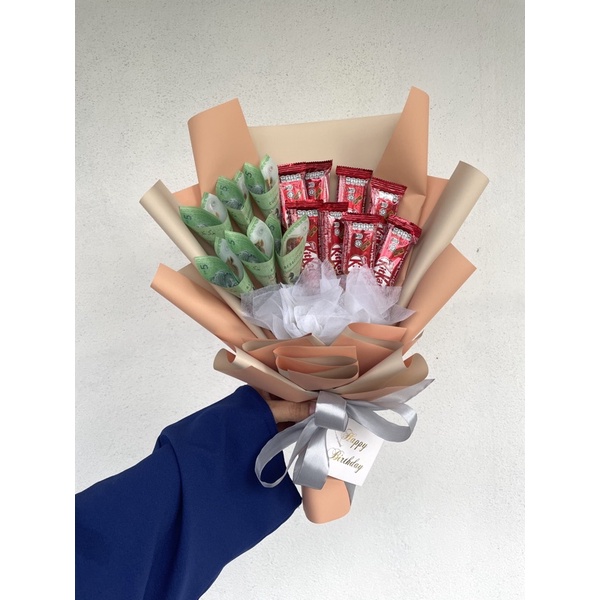 Bouquet Bajet RM30  Bouquet Coklat Bajet 