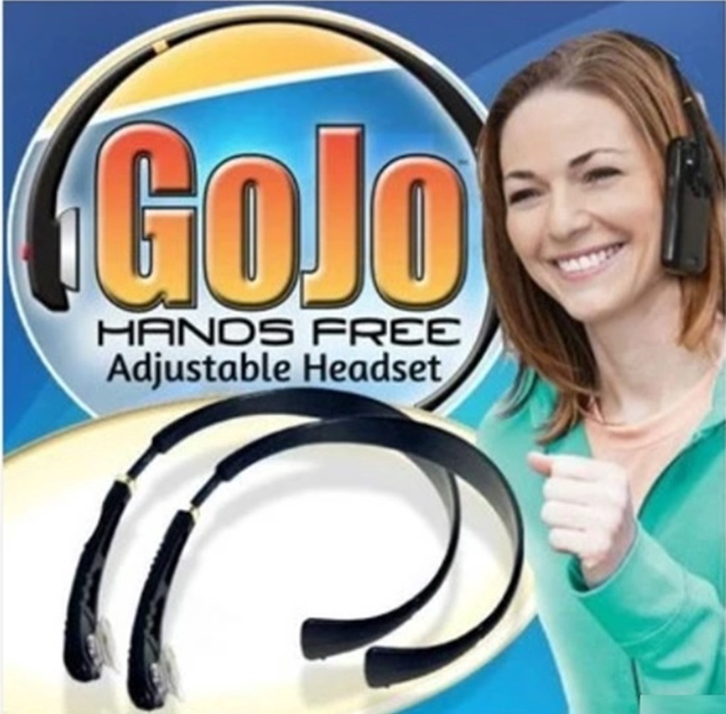 GoJo Hands Free Adjustable Headset 1 Pack / Set With 2 Units Shopee Malaysia