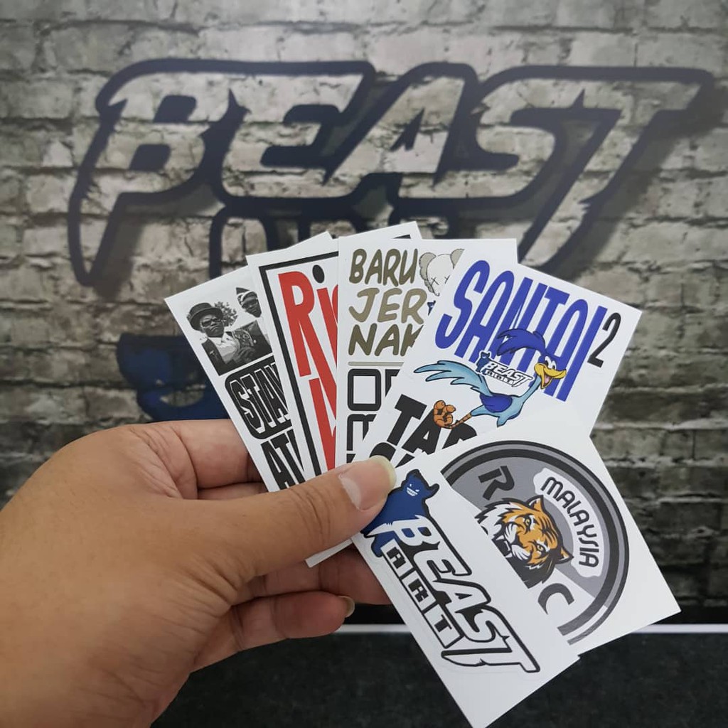 RIDER DAN RUNNER STICKER / STICKER RUNNER / STICKER RIDER (PART 4 OF 4 ...