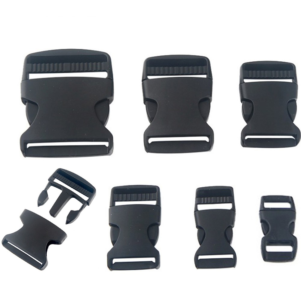 FALIFAP READY STOCK Webbing Bag Strap Adjustable Black Plastic