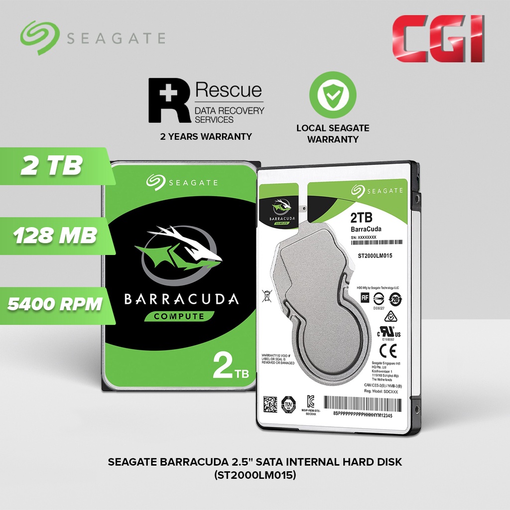 Seagate Barracuda 2TB 2.5