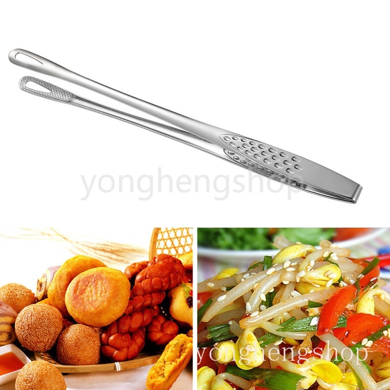 Japanese Style Barbecue Clamp Stainless Steel Food Tongs Kitchen ...