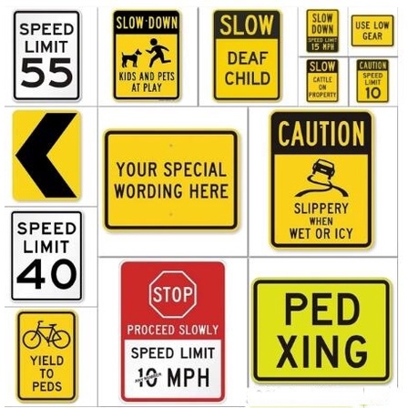 Slow This Is A Neighborhood Not A Racetrack Sign - 18x12 Inch Metal Reflective Outdoor Sign, 2 Pack - View #8