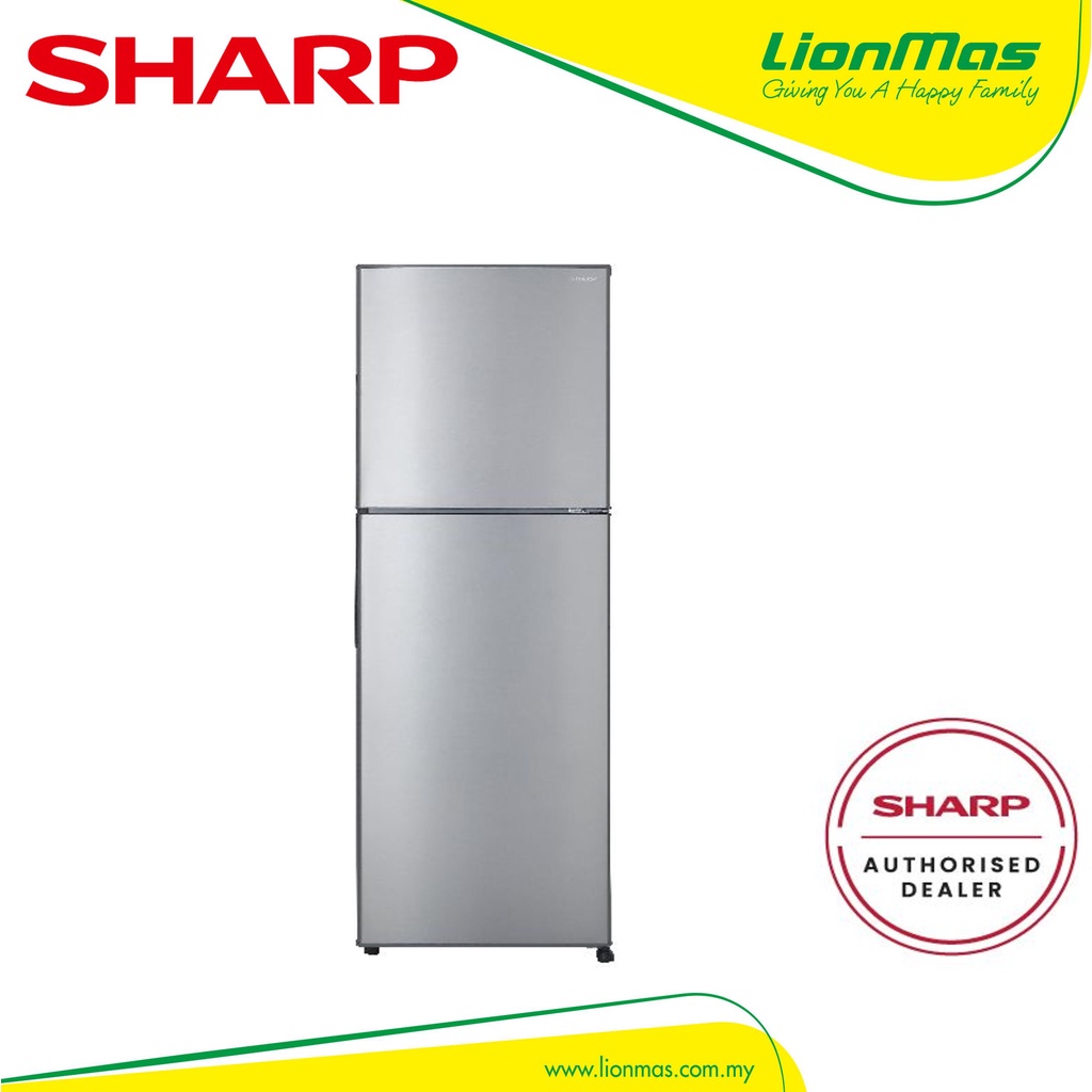 Sharp 2 Door Fridge (280 L) SJ285MSS | Shopee Malaysia