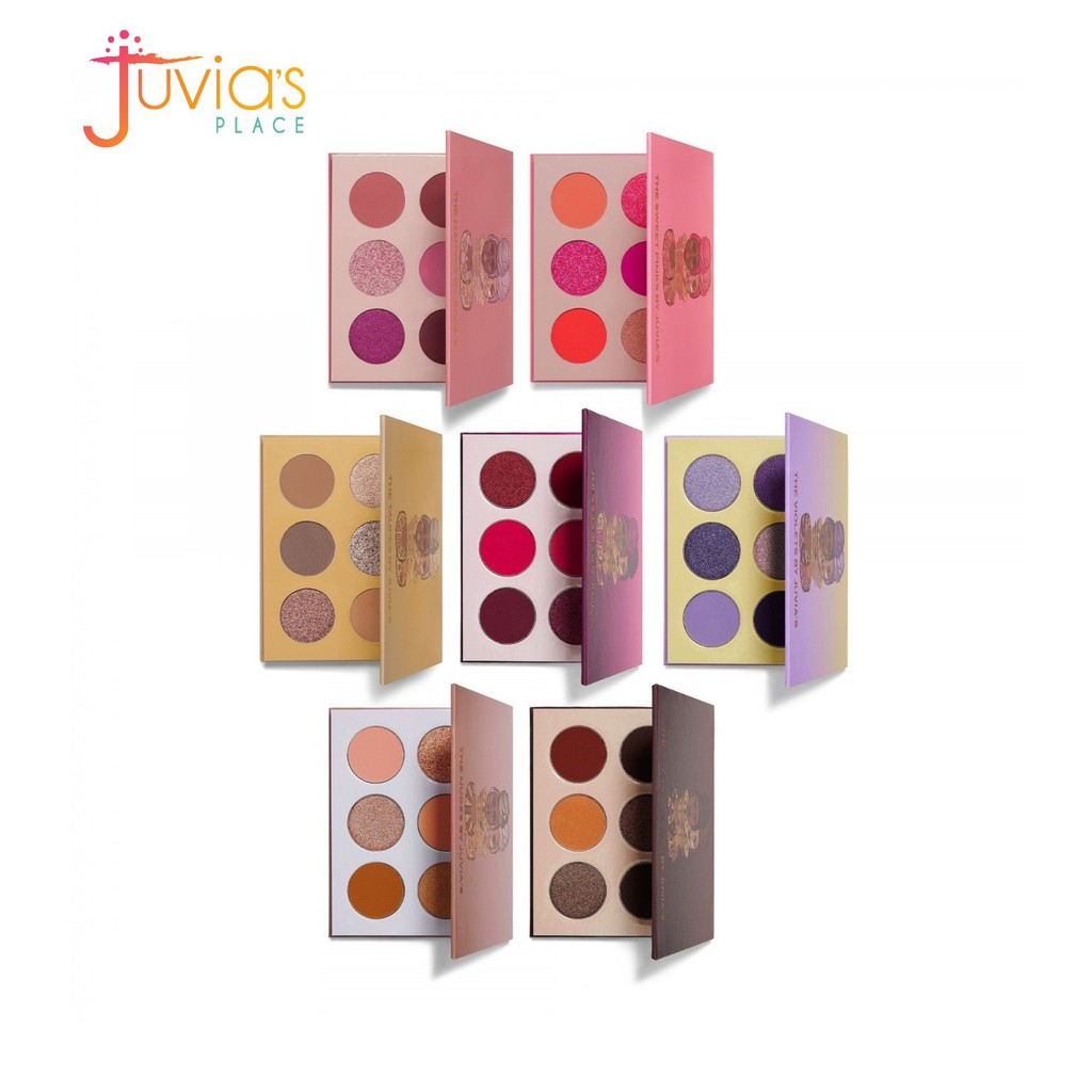 [JUVIA'S PLACE] MINI 6 COLOUR EYESHADOW PALETTE BERRIES TAUPES VIOLETS ...