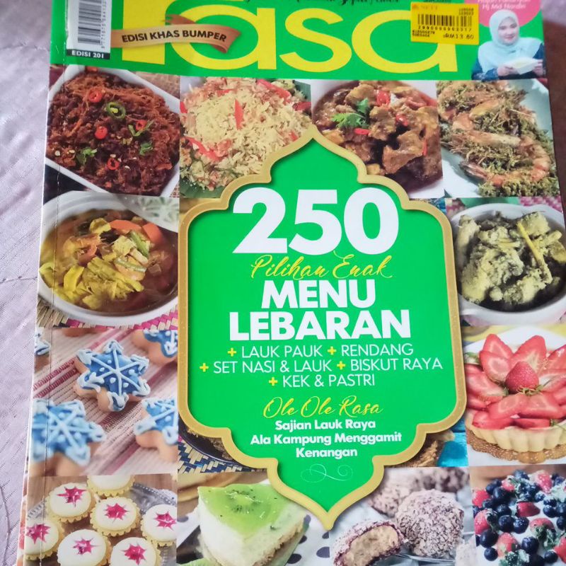 MAJALAH RASA EDISI 201 JUN 2018 250 MENU LEBARAN | Shopee Malaysia