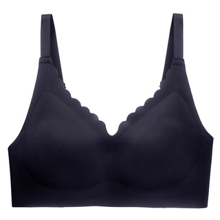 Ready Stock】【Thai latex】Japan Oxygen bra, invisible-buckle + adjustable  thin shoulder straps Seamless underwear Bras