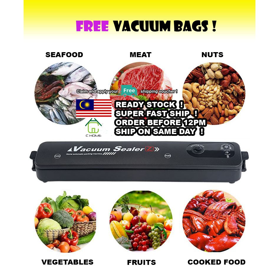 🔥CLEARANCE PRICE🔥Portable 2IN1 Vacuum Sealer Packaging Machine Fresh ...