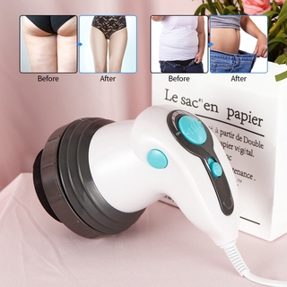 3D Electric Full Body Slimmer Massager Weight Loss Roller Cellulite Massage  Device Fat Burner Spa Machine Machine Face Lift Tool Color: EU Plug