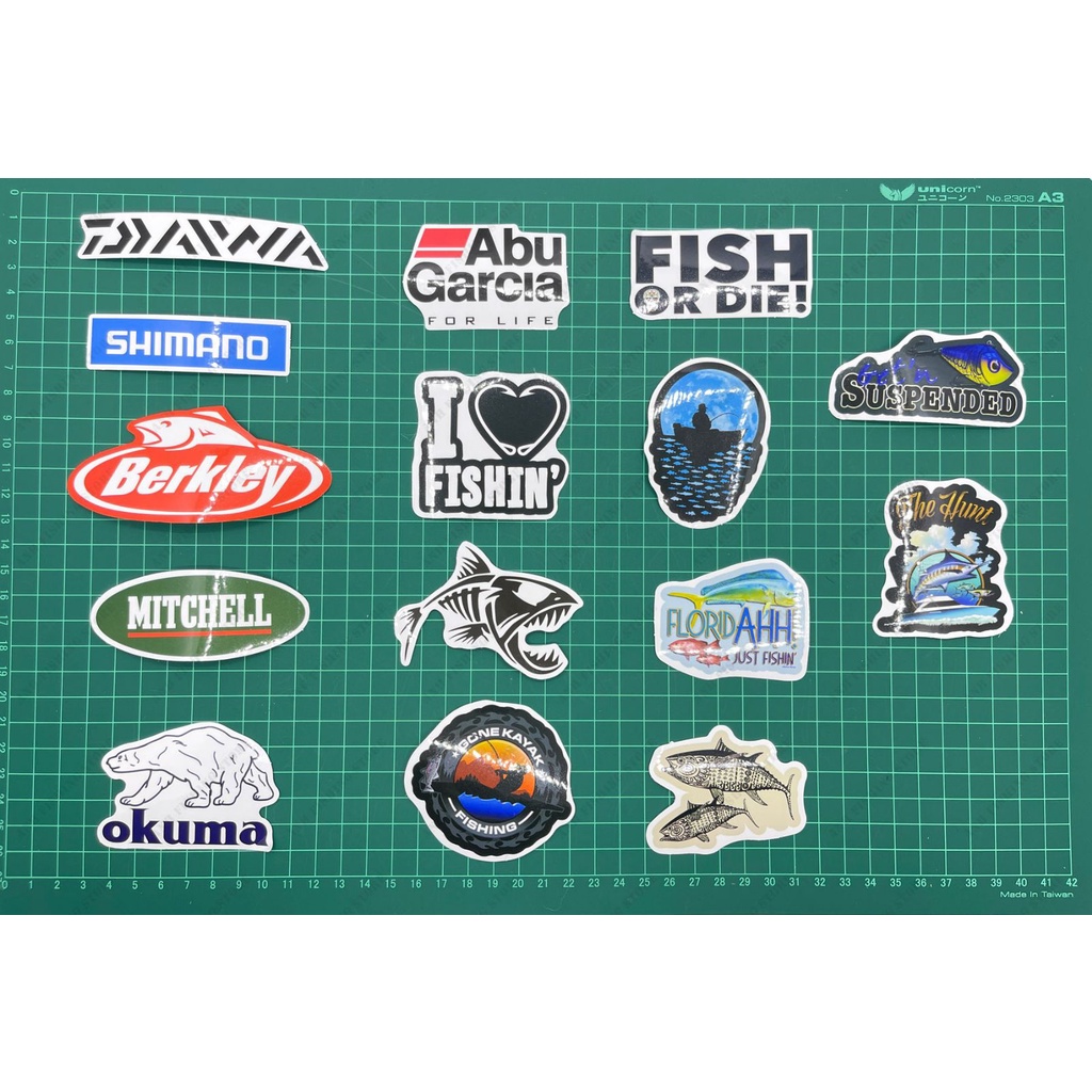 Fishing Sticker for Tackle Box Kodak Pancing Stiker