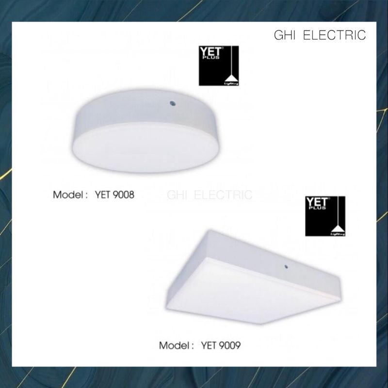 YET Plus 9008/9009 35W Round/Square Surface Panel Light | Shopee Malaysia