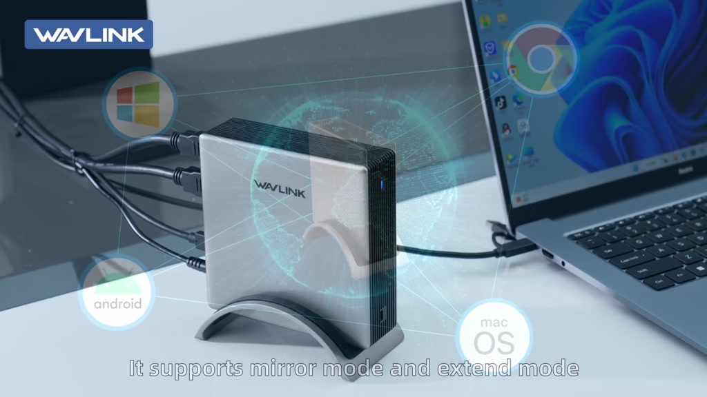 WAVLINK 12-in-1 USB C Docking Station - Dual Monitor Triple Display With 100W PD Charging