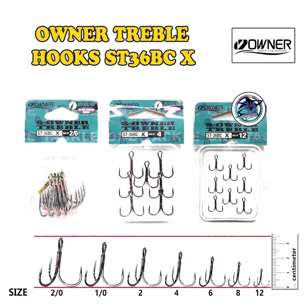 Owner Treble Hook ST36BC S-Owner Treble Hook