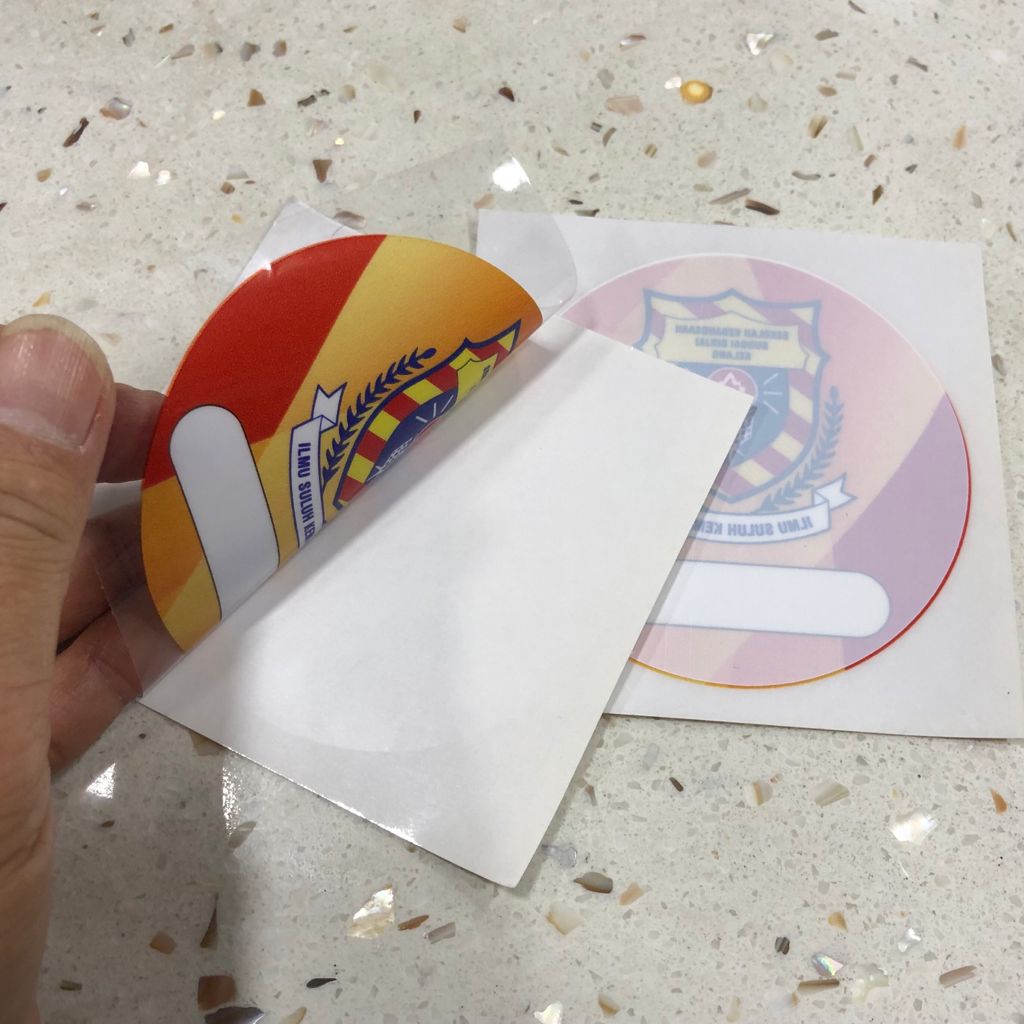 {100pcs} Custom Print Car Sticker Roadtax Sticker Puspakom Sticker