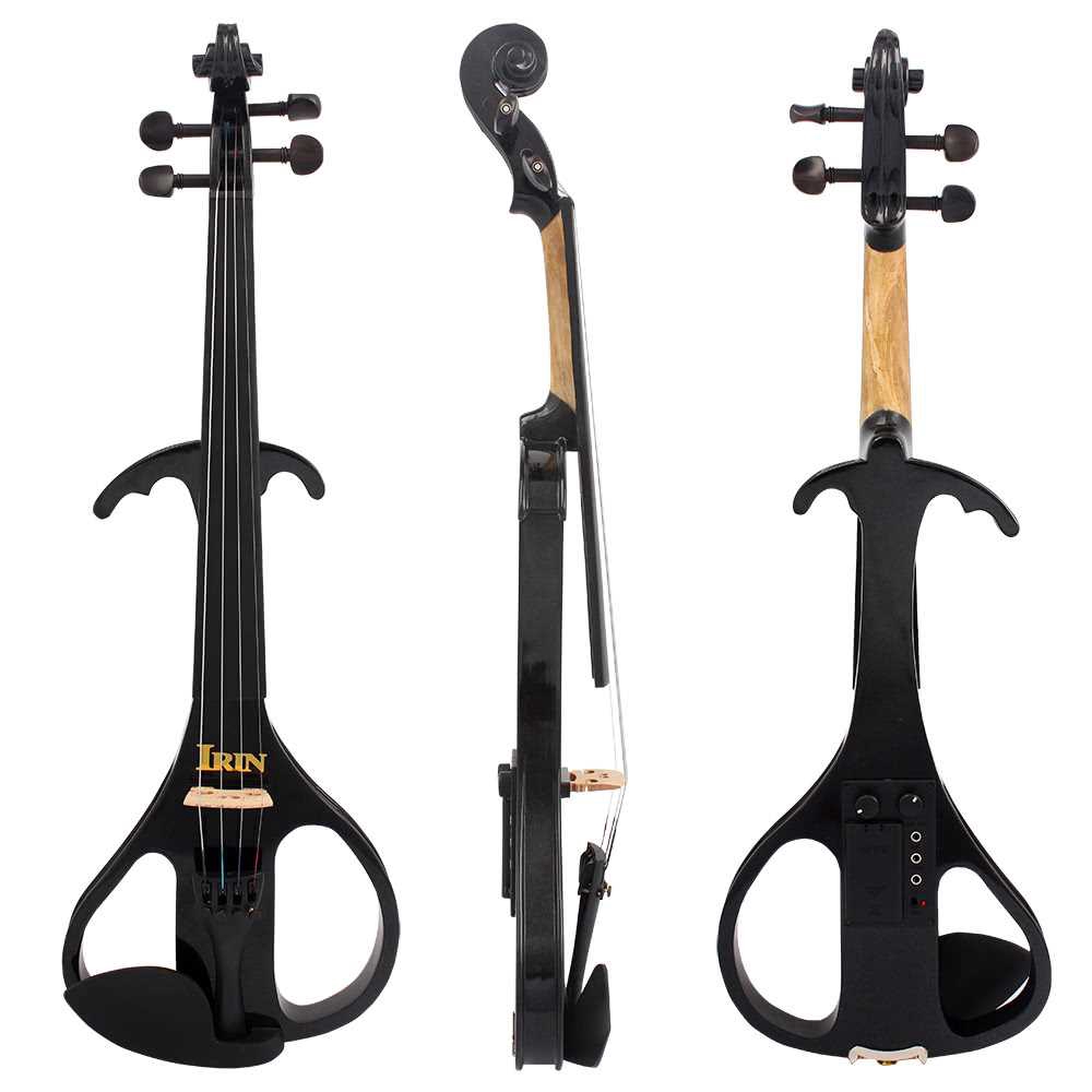 4/4 Full Size Electric Violin Fiddle Maple Wood Stringed Instrument