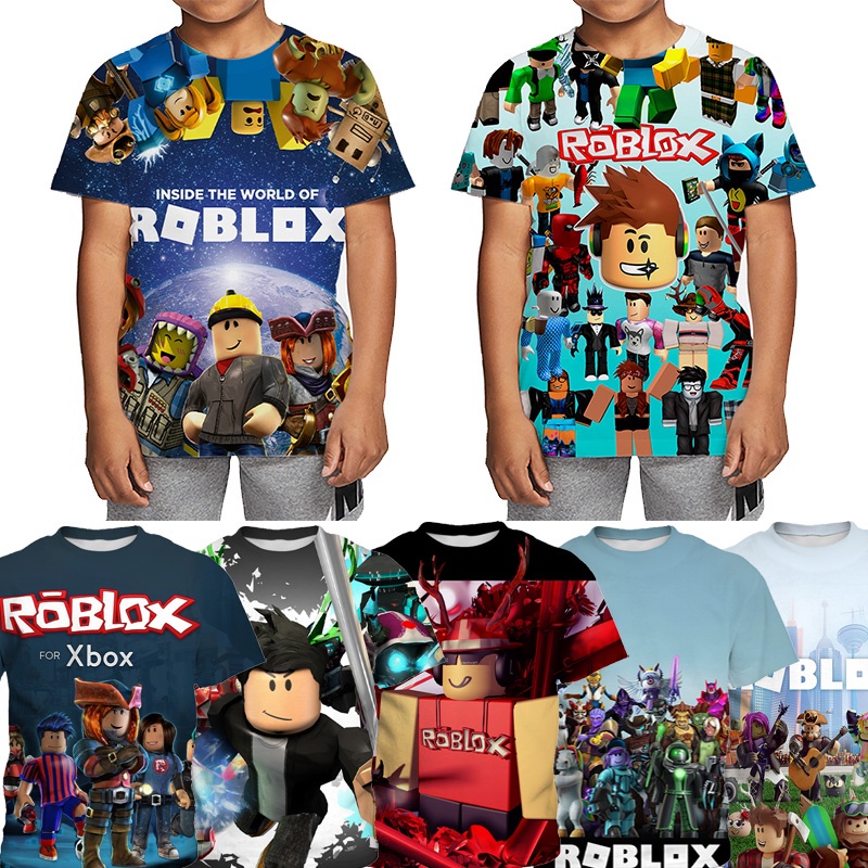 3 13 Years Old 110 160 Roblox Boys T Shirt Kids Game 3D T Shirt