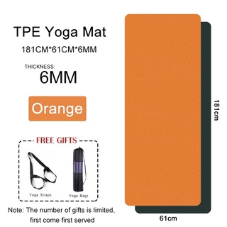 NBR/TPE Yoga Mat 10/15MM Soft High Density ​EXTRA THICK yoga mat