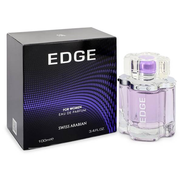 Swiss Arabian EDGE Intense Eau De Parfum Für Damen – 3.4 Oz (100ml) Blumig-holziger Duft