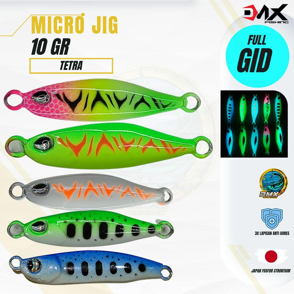 Micro jig 10 gram Tetra model Full Gid | Shopee Malaysia