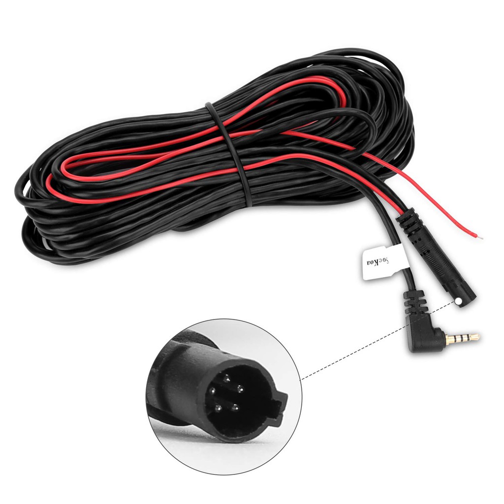 Car RCA Video Extension 5.5/10 meters Cable Rear View Camera Cord Wires ...
