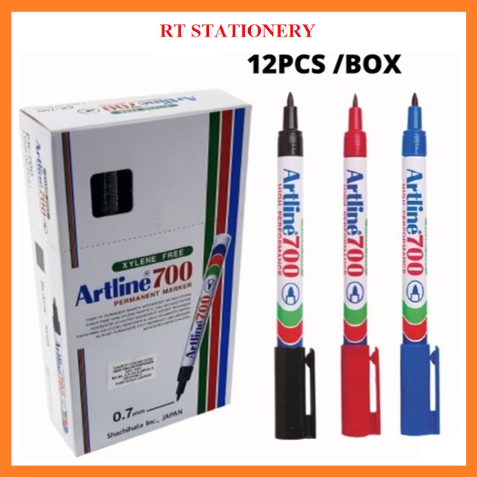 Artline 700 Permanent Marker (Black/ Blue/ Red) | Shopee Malaysia