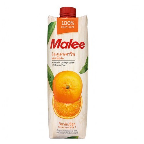 Malee 100% Orange Juice 1L - Halal | Shopee Malaysia