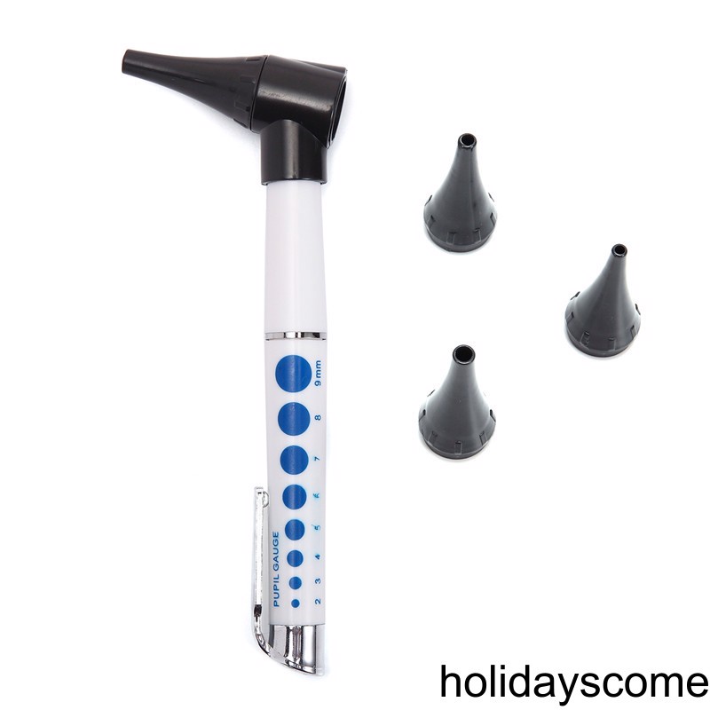Otoscope Magnifying Pen Diagnostic Earpick Flashlight Ear Nose Throat